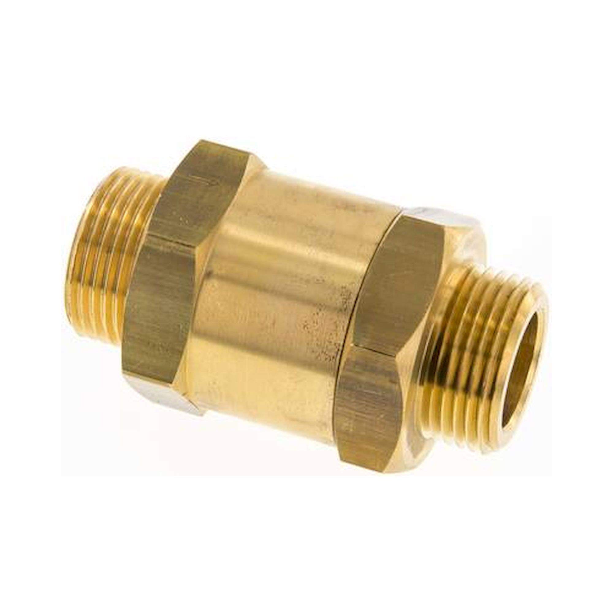 RUCK 10 A. Rückschlagventil (Messing) G 1" (AG), PN 40