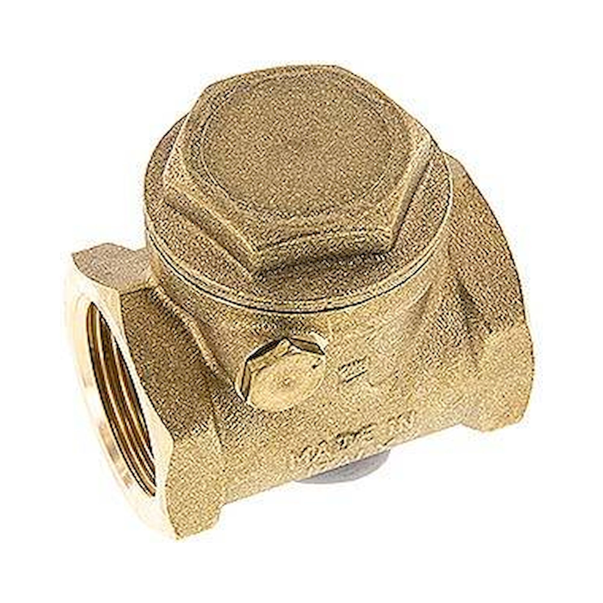 RUCK 10 SK. Rückschlagklappe G 1", PN 12, Messing, metallisch dichtend