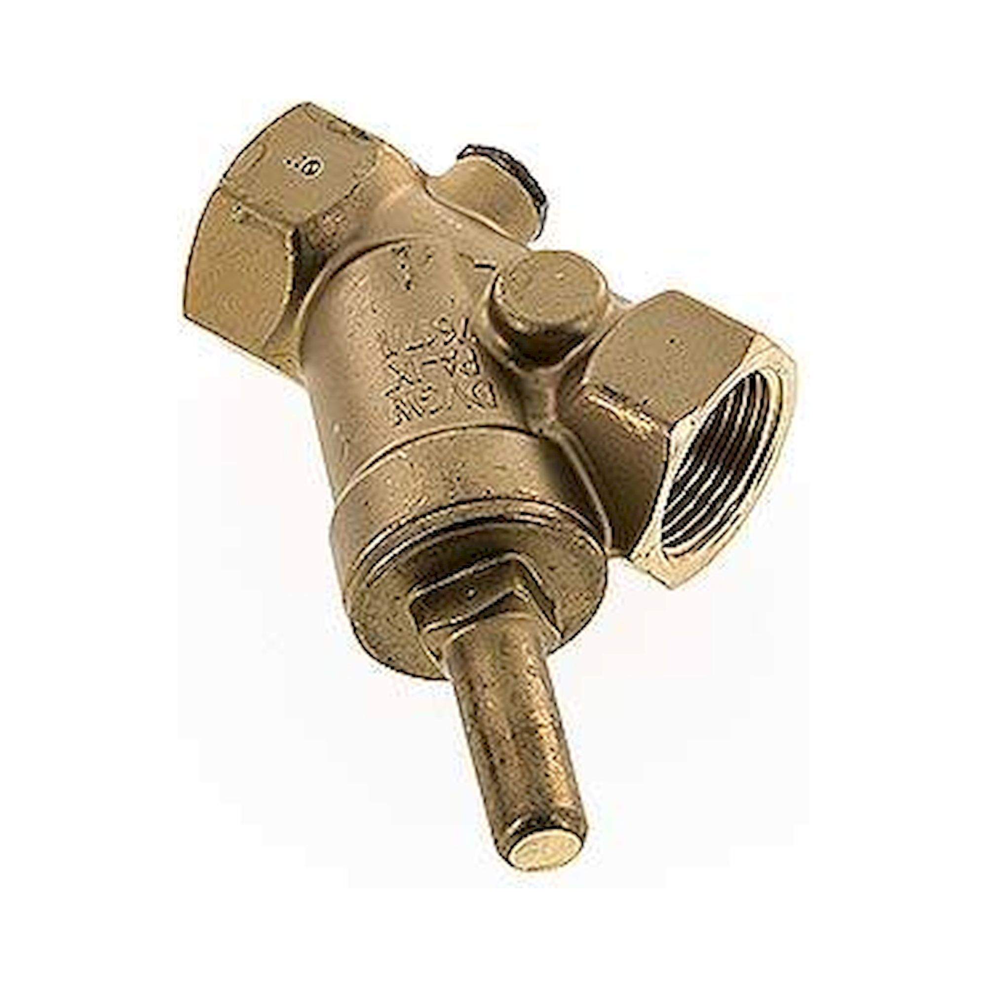 RUCK 10 SS. Schrägsitz-Rückschlagventil, Rp 1", Standard, Messing