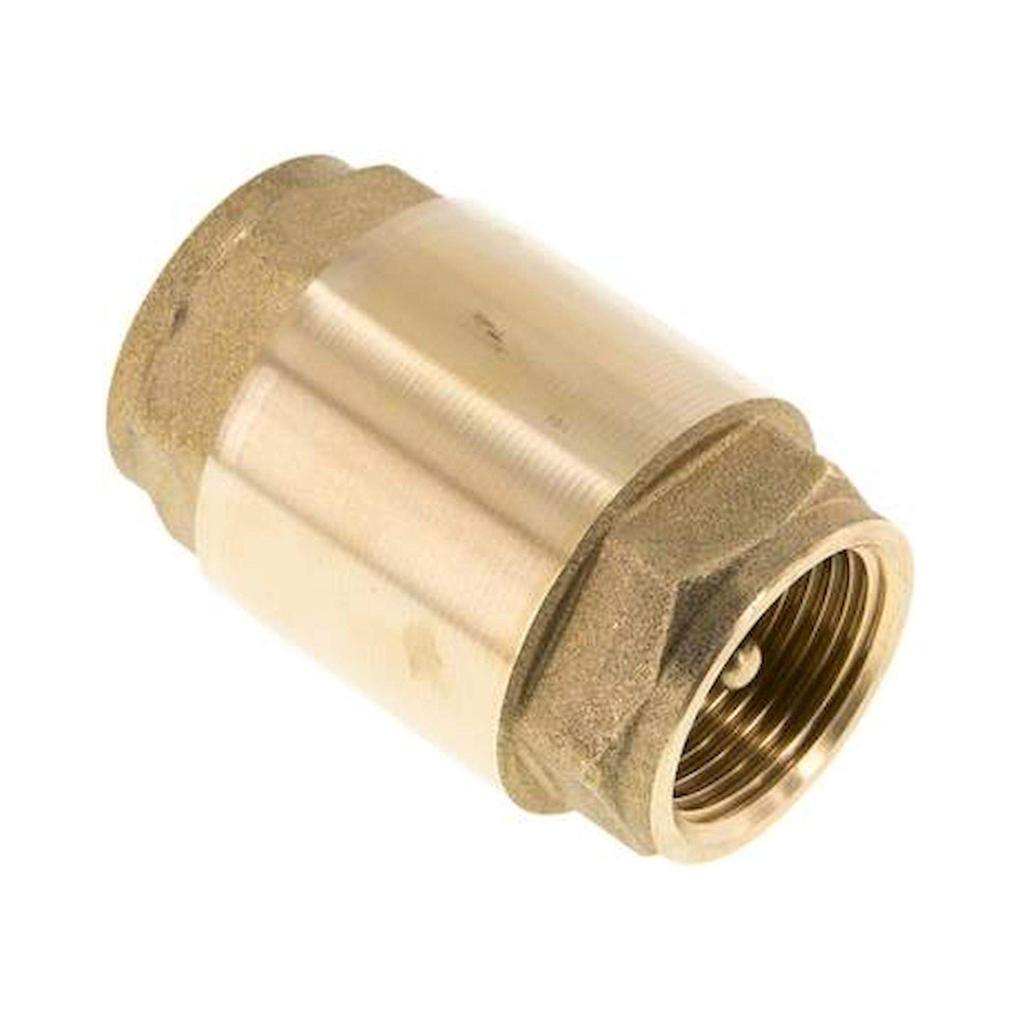 RUCK 10 VU. Rückschlagventil (Vakuum), G 1", -0,95 bis 25 bar, Messing