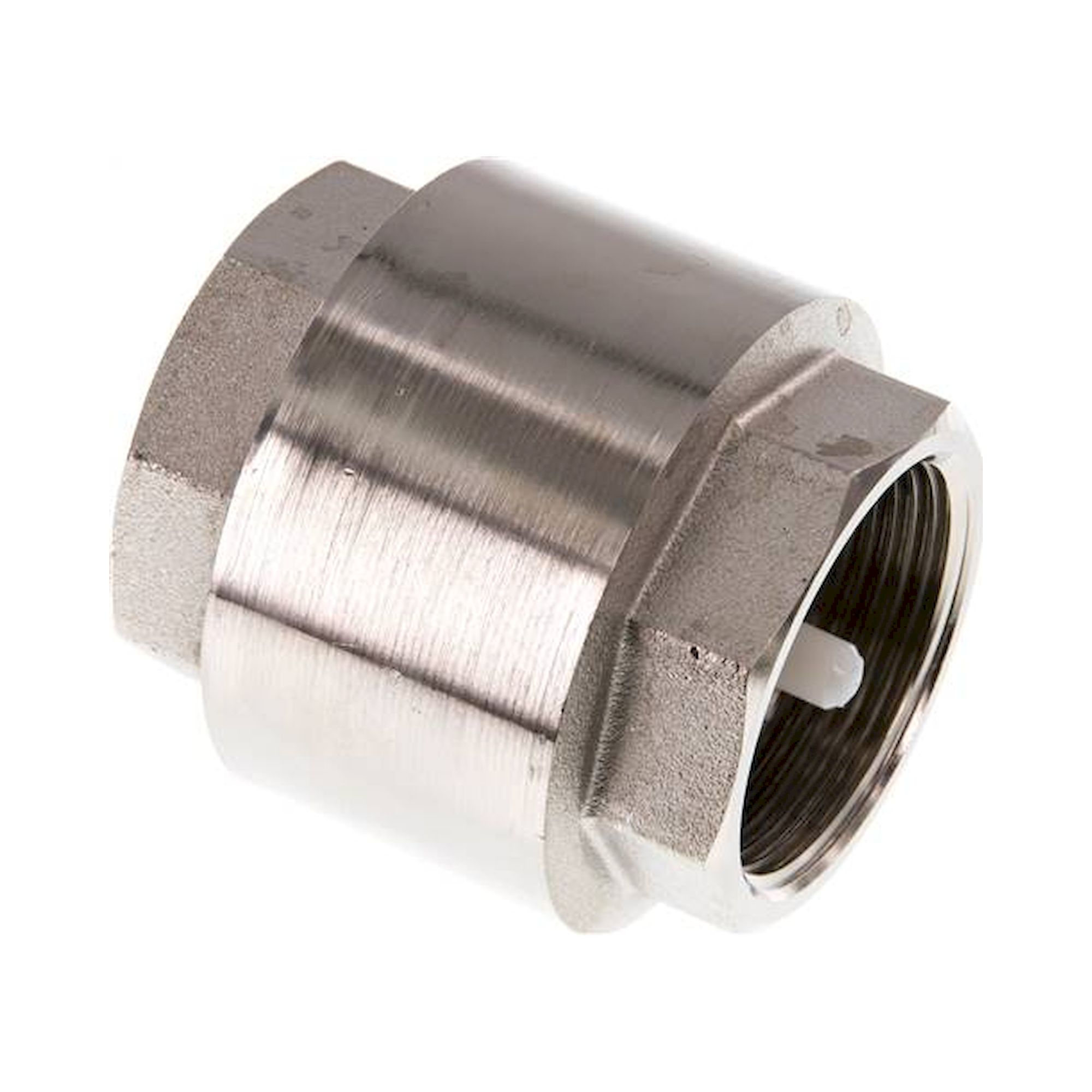 RUCK 112 MSV E. Rückschlagventil (leicht), G 1-1/2", PN 10, Messing vernickelt