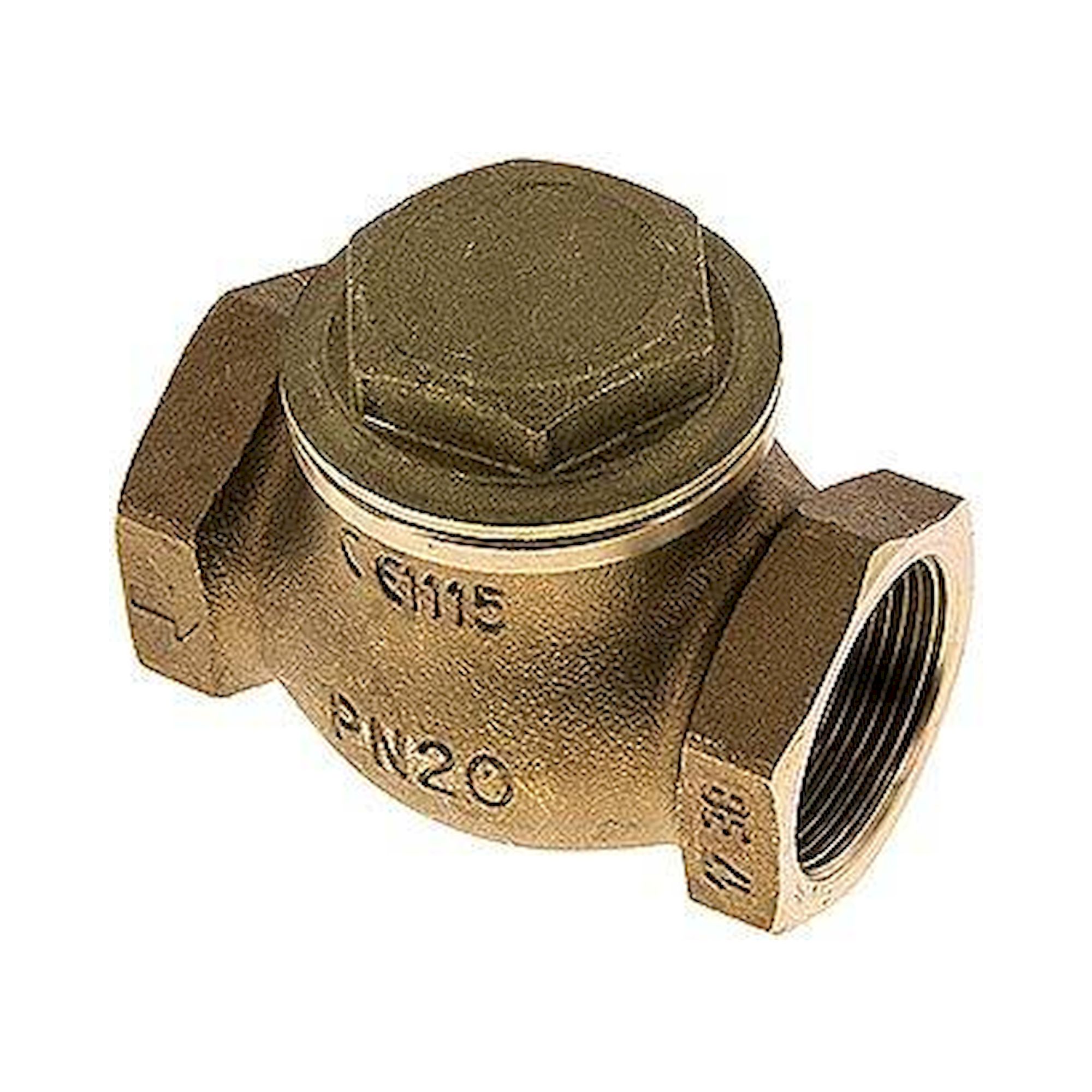 RUCK 112 S. Rückschlagventil (schwer), G 1-1/2", PN 20, Rotguss