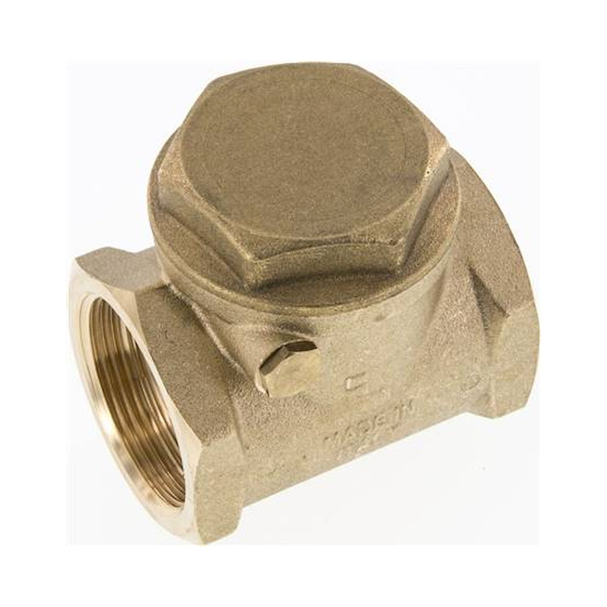 RUCK 112 SKB. Rückschlagklappe G 1-1/2", PN 10, Messing, weich dichtend