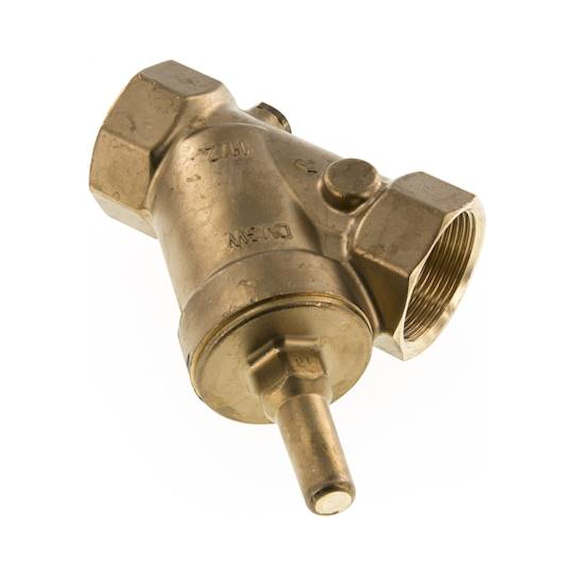 RUCK 112 SS. Schrägsitz-Rückschlagventil, Rp 1-1/2", Standard, Messing