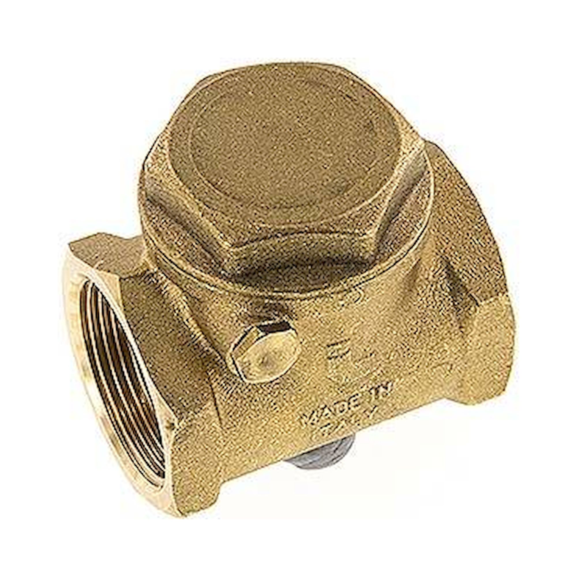 RUCK 114 SKB. Rückschlagklappe G 1-1/4", PN 10, Messing, weich dichtend