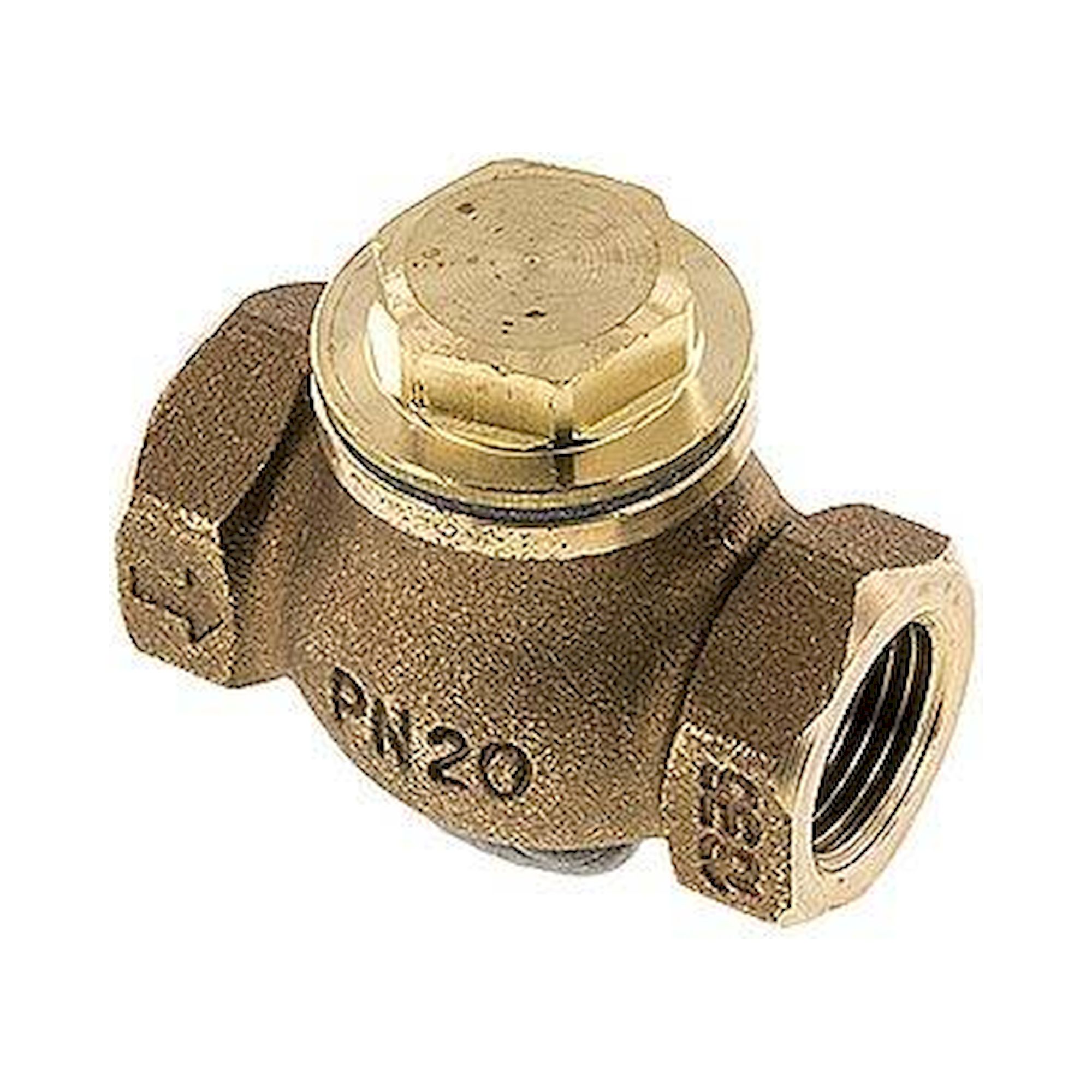 RUCK 12 S. Rückschlagventil (schwer), G 1/2", PN 20, Rotguss