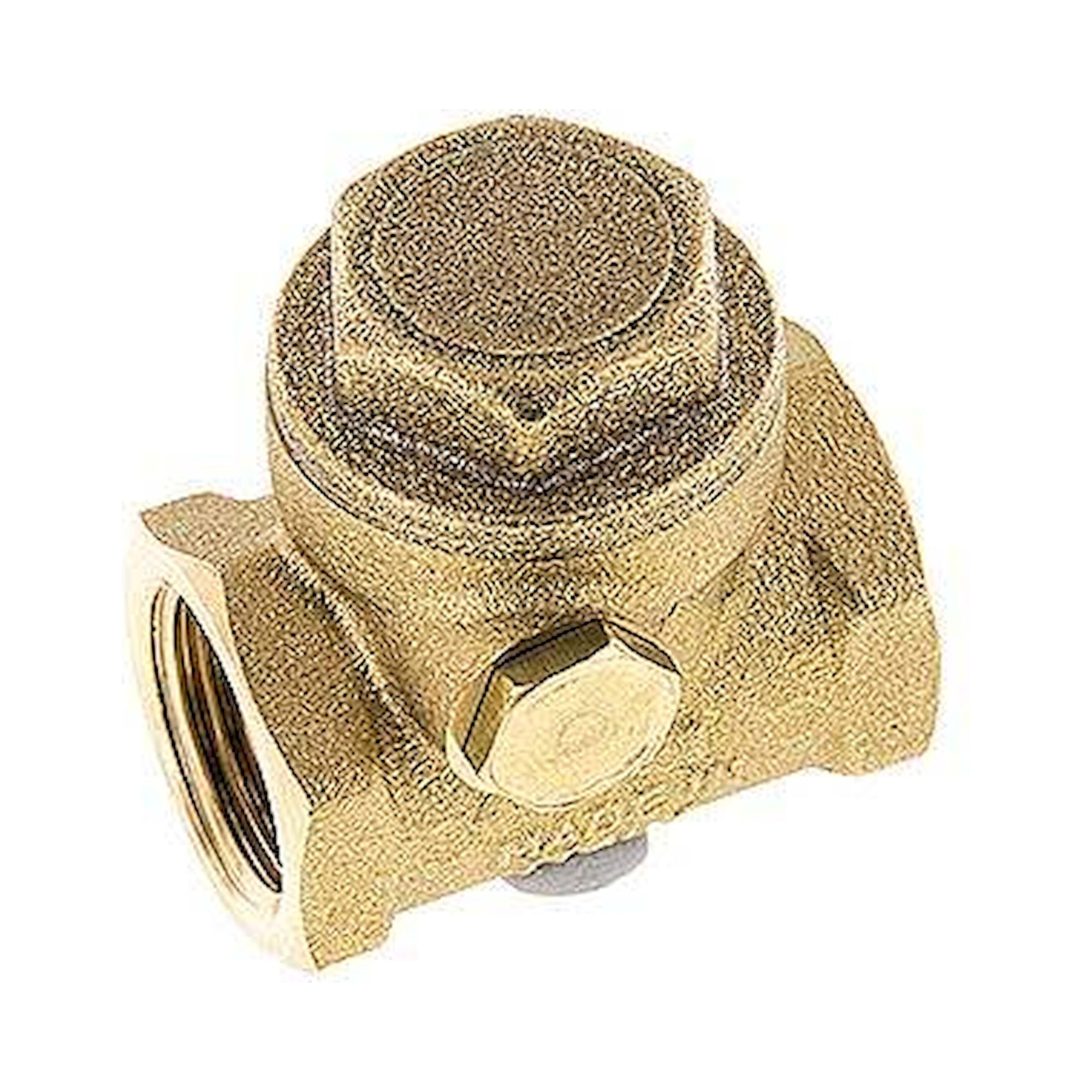 RUCK 12 SKB. Rückschlagklappe G 1/2", PN 12, Messing, weich dichtend