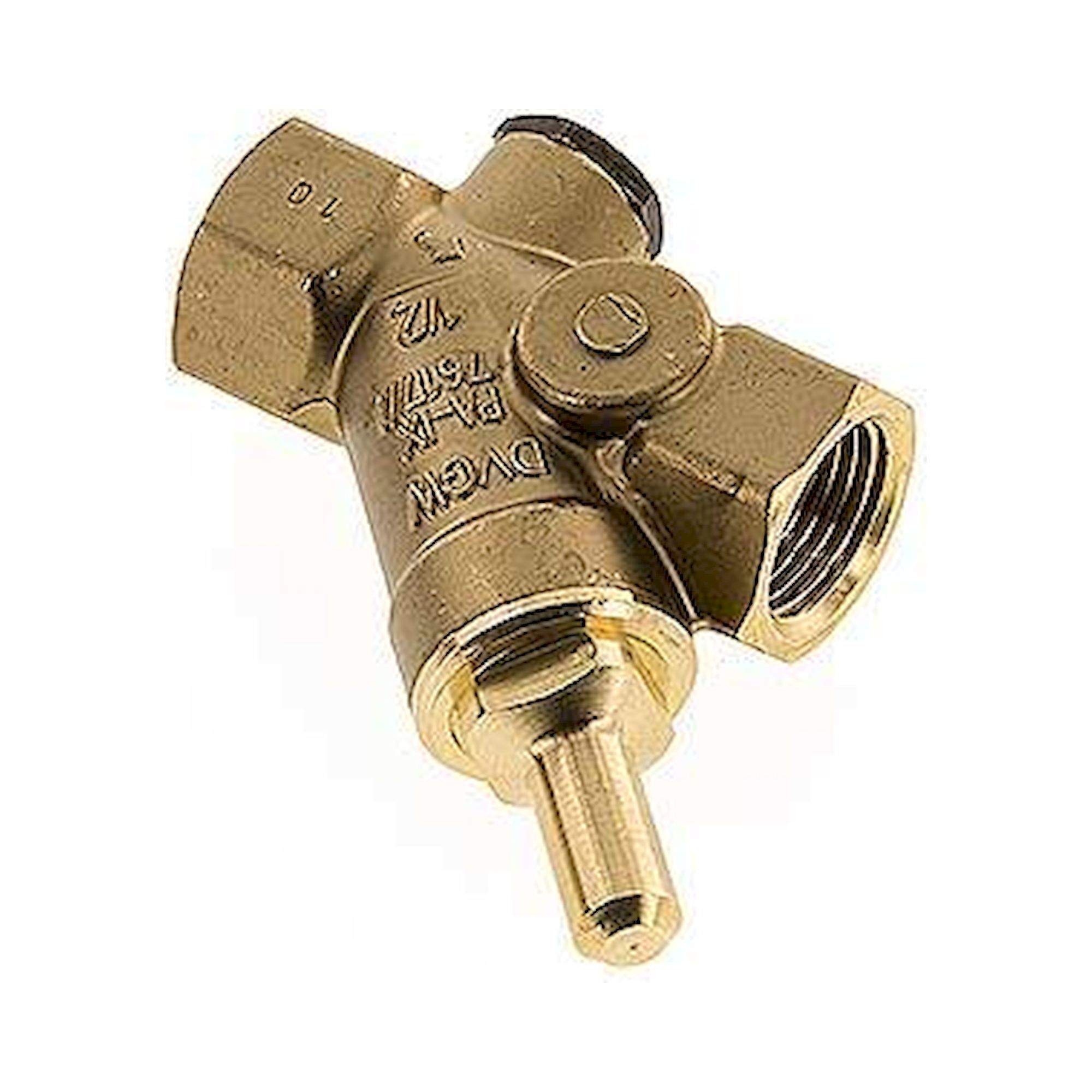 RUCK 12 SS. Schrägsitz-Rückschlagventil, Rp 1/2", Standard, Messing