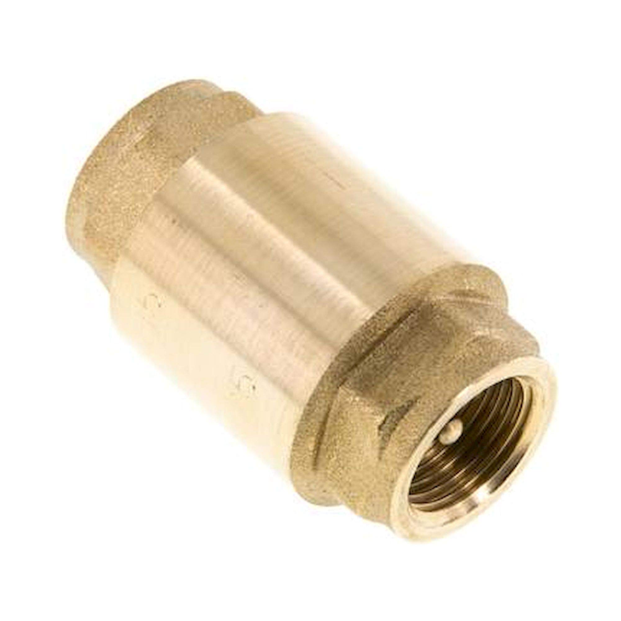 RUCK 12 VU. Rückschlagventil (Vakuum), G 1/2", -0,95 bis 25 bar, Messing