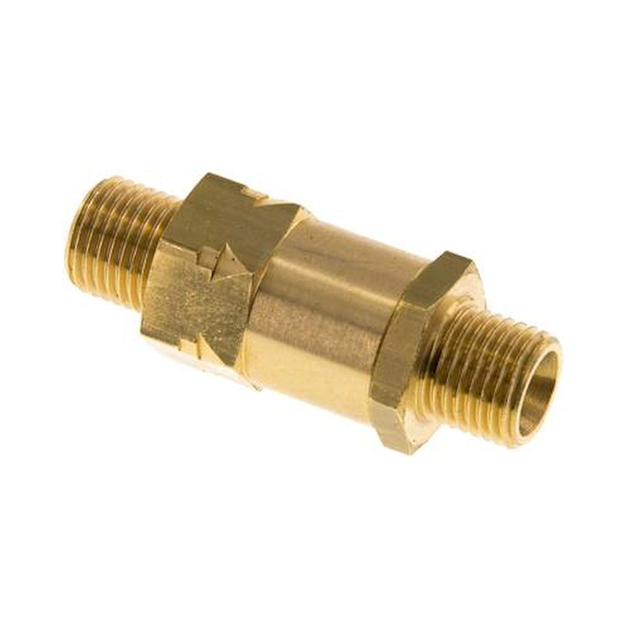 RUCK 14 A. Rückschlagventil (Messing) G 1/4" (AG), PN 40