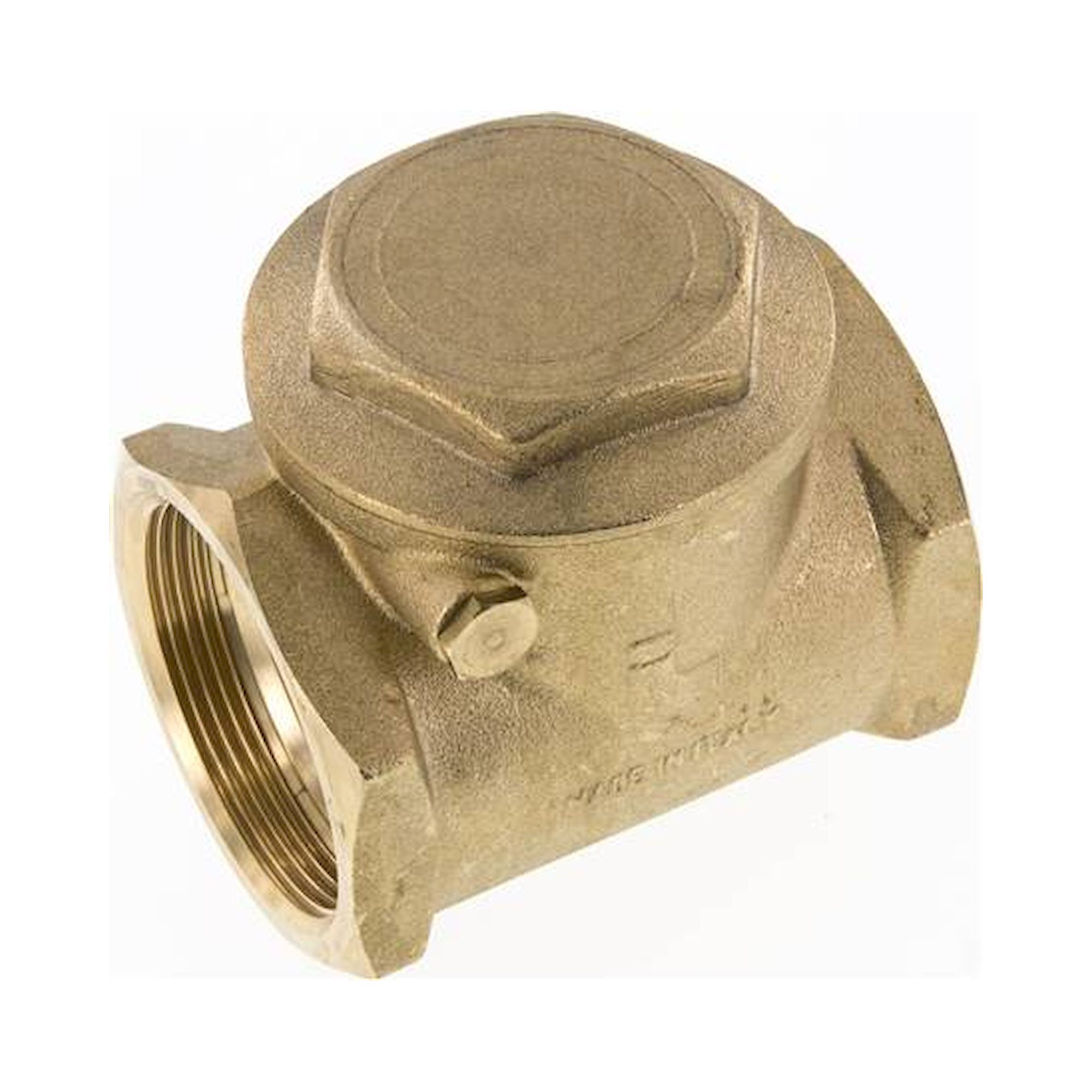 RUCK 20 SKB. Rückschlagklappe G 2", PN 10, Messing, weich dichtend