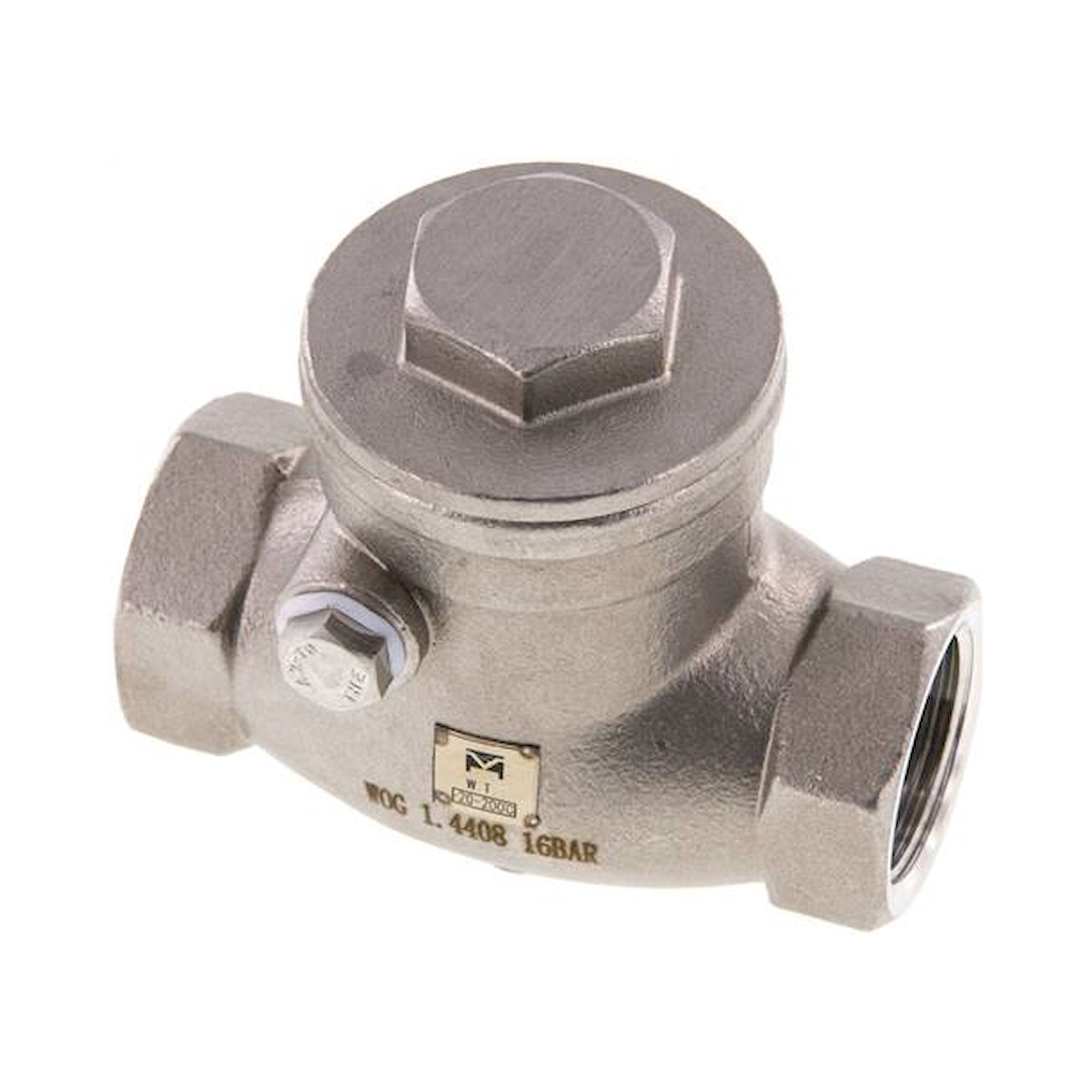 RUCK 34 S ES E. Edelstahl-Rückschlagklappe G 3/4", PN 16