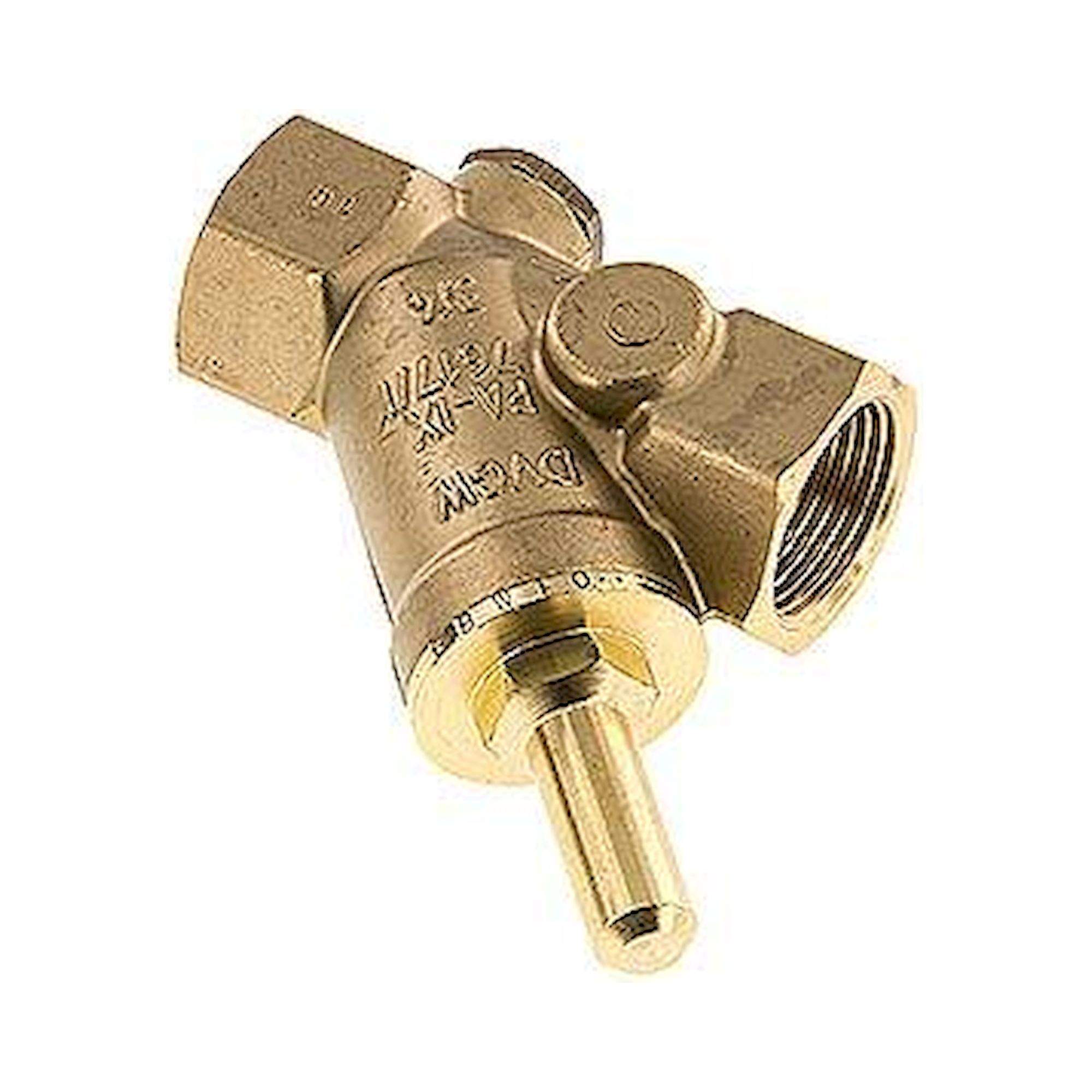 RUCK 34 SS. Schrägsitz-Rückschlagventil, Rp 3/4", Standard, Messing