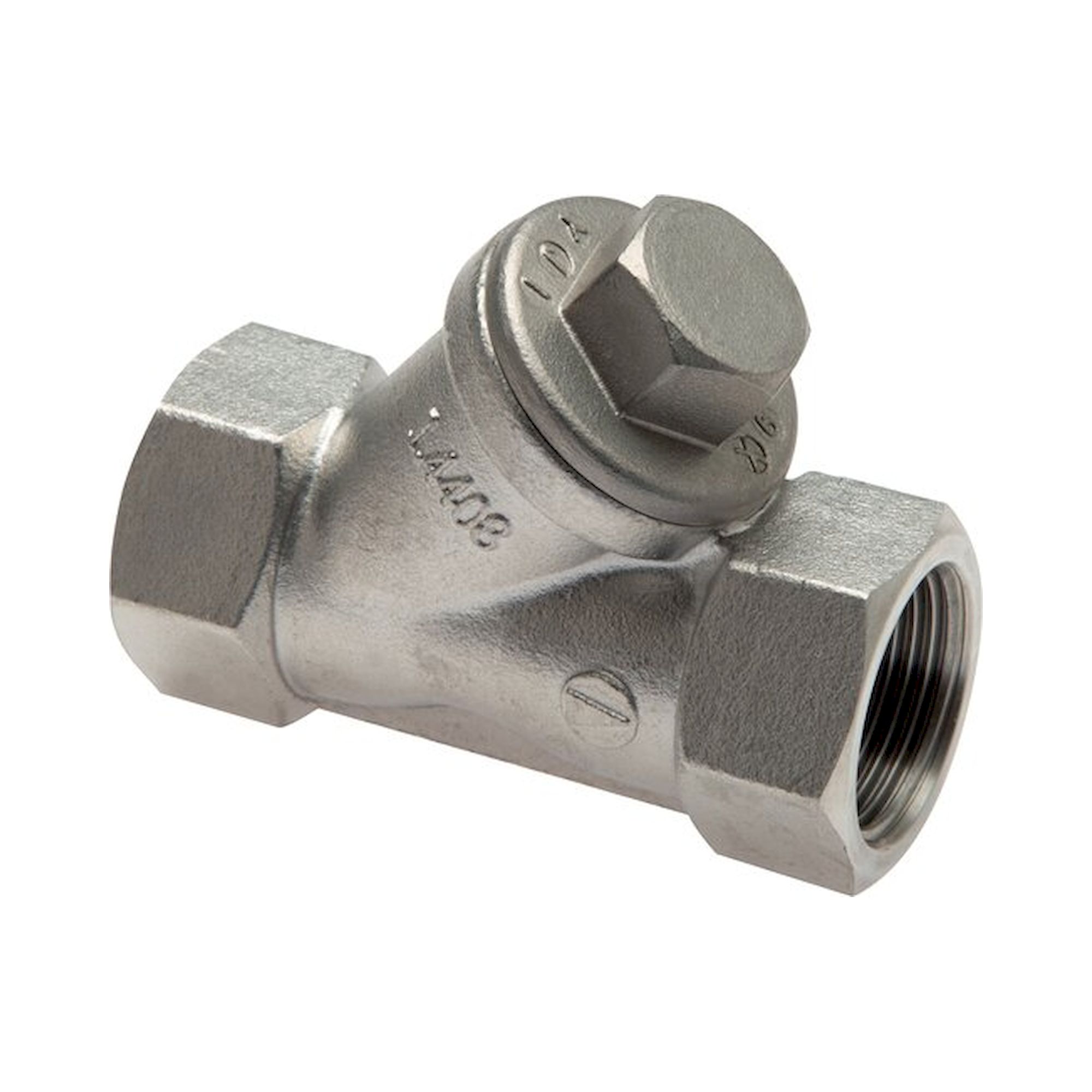 RUCK 20 SS ES. Schrägsitz-Rückschlagventil, G 2", PN 40, Edelstahl