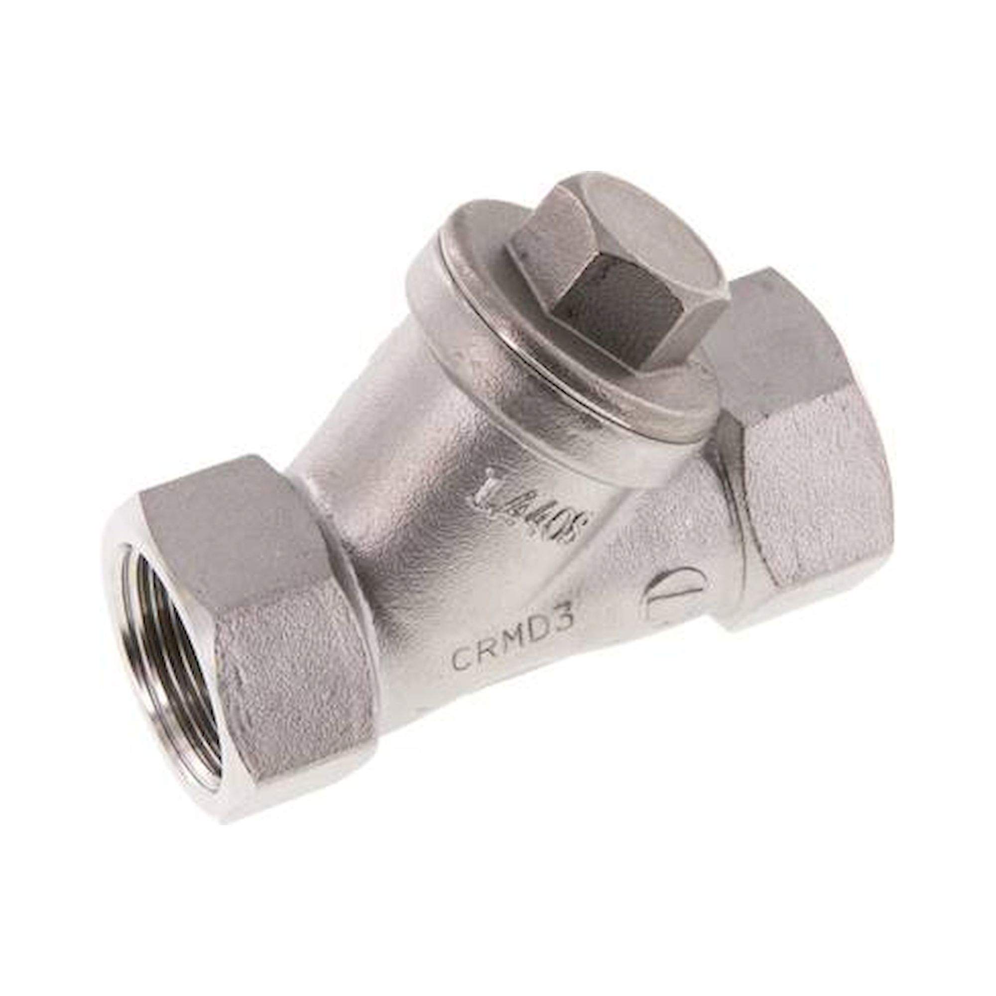 RUCK 34 SS ES. Schrägsitz-Rückschlagventil, G 3/4", PN 40, Edelstahl
