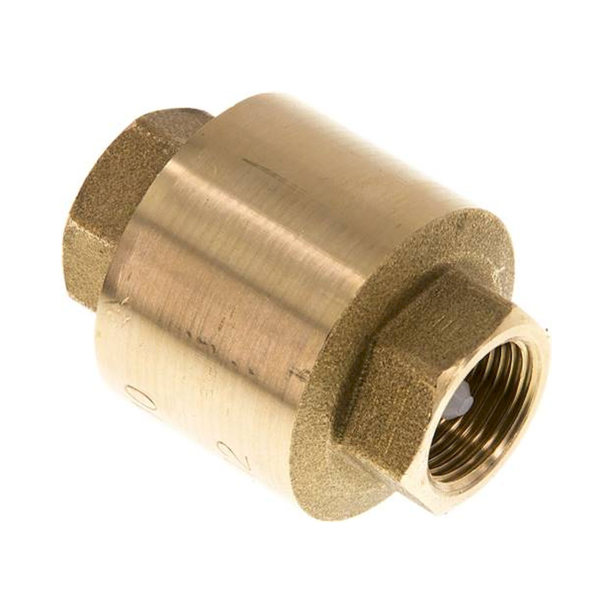 RUCK 38. Rückschlagventil (leicht), G 3/8", PN 12, Messing