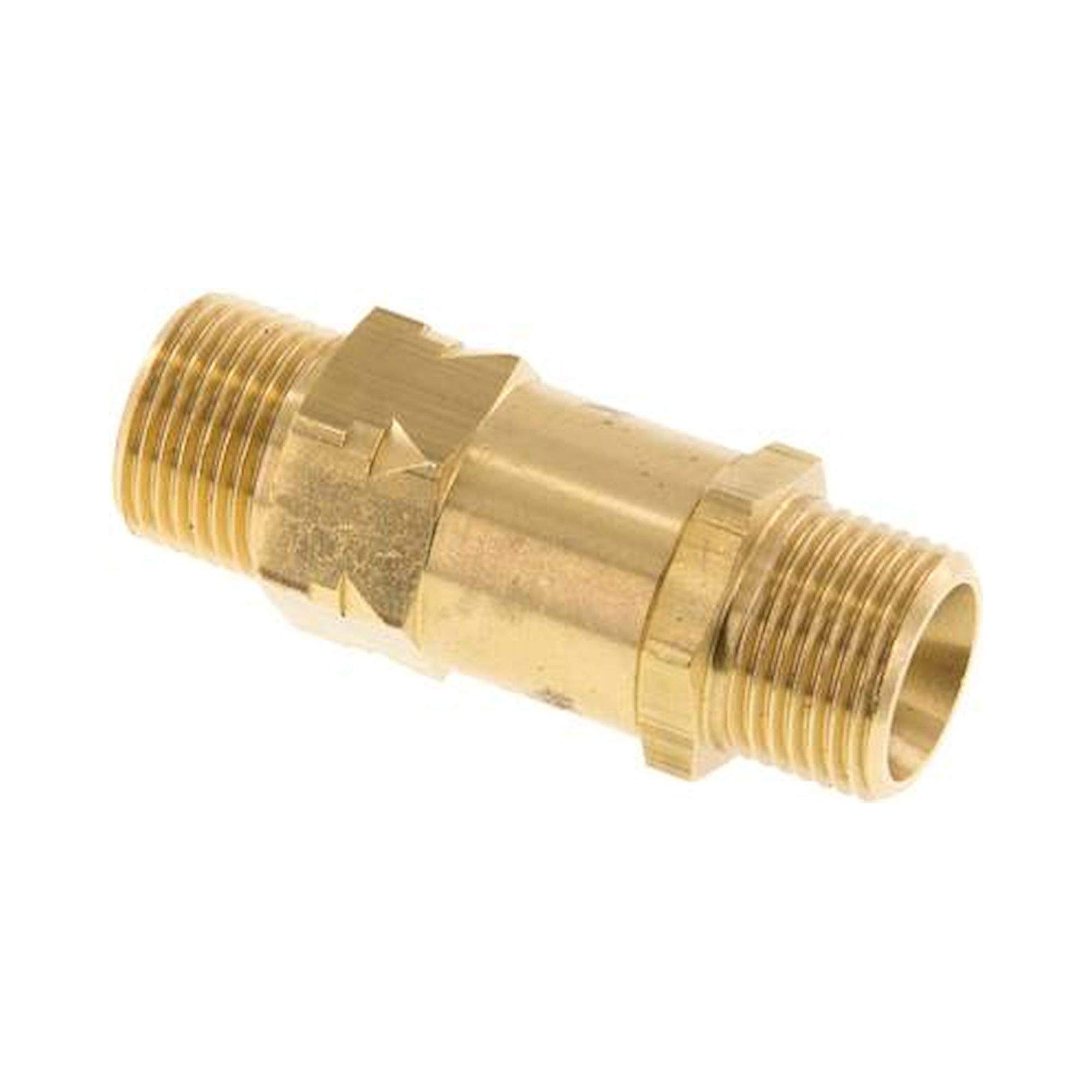 RUCK 38 A. Rückschlagventil (Messing) G 3/8" (AG), PN 40