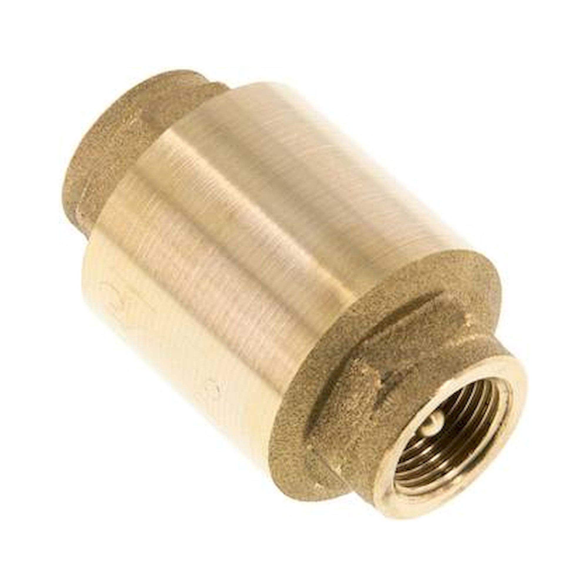 RUCK 38 VU. Rückschlagventil (Vakuum), G 3/8", -0,95 bis 25 bar, Messing