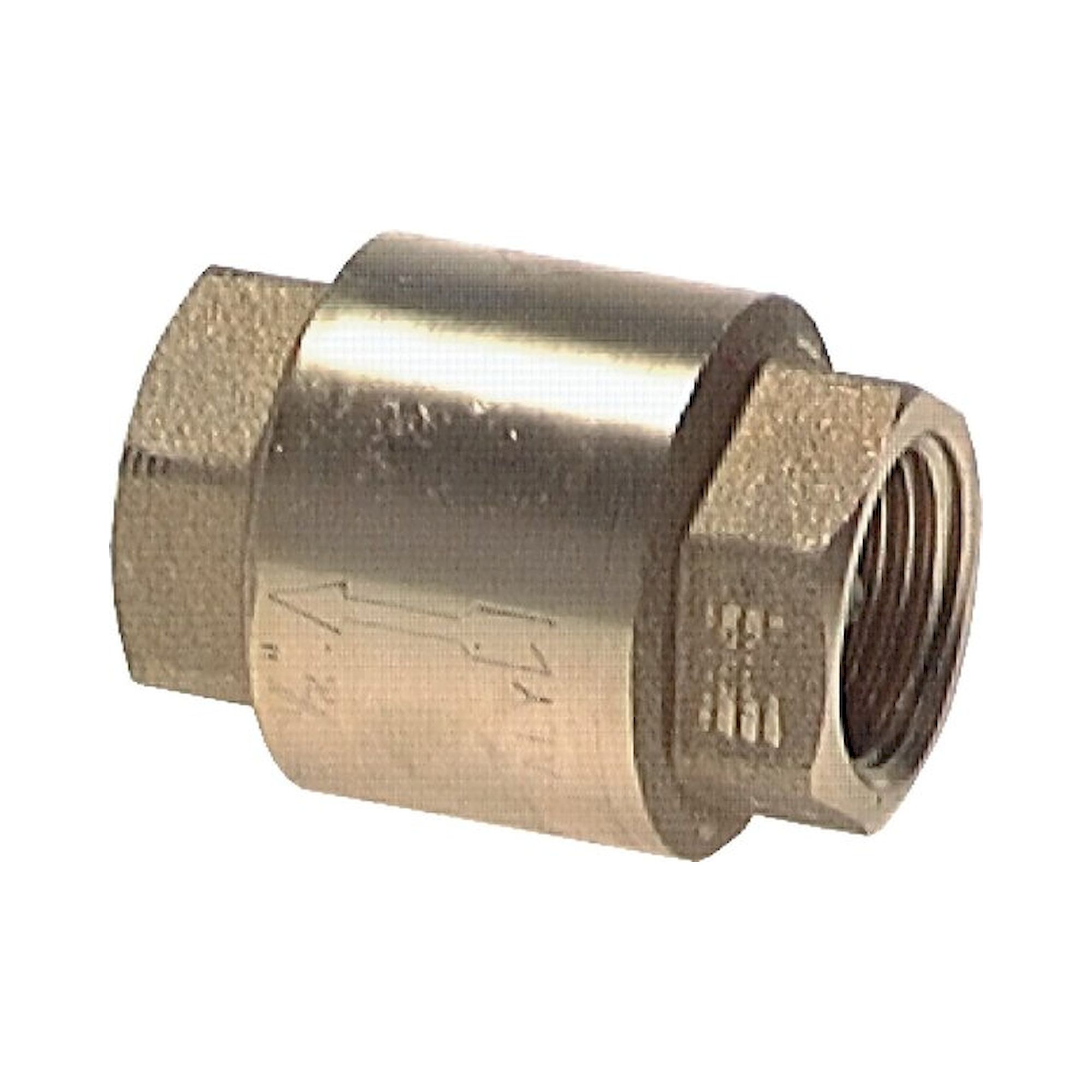 RUCK 40 MSV E. Rückschlagventil (leicht), G 4", PN 8, Messing vernickelt