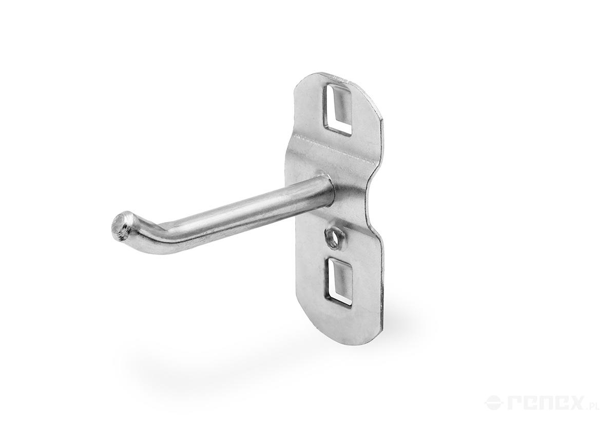 Einfachhaken 40 mm für Lochplatte, 5 Stück - Reeco RF-038-HP-84-095