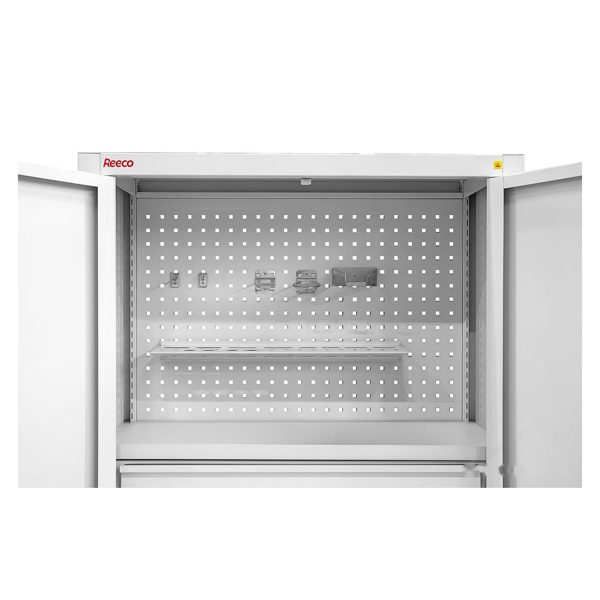 Perforierte Rückwand für ESD-Regal und Schrank, 666 x 1000 mm - Reeco RP-SP1000X2000-005