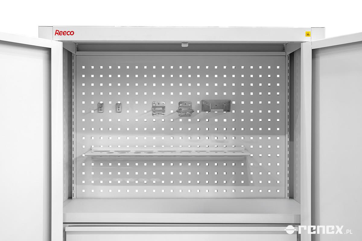 Perforierte Rückwand für ESD-Regal und Schrank, 666 x 1000 mm - Reeco RP-SP1000X2000-005