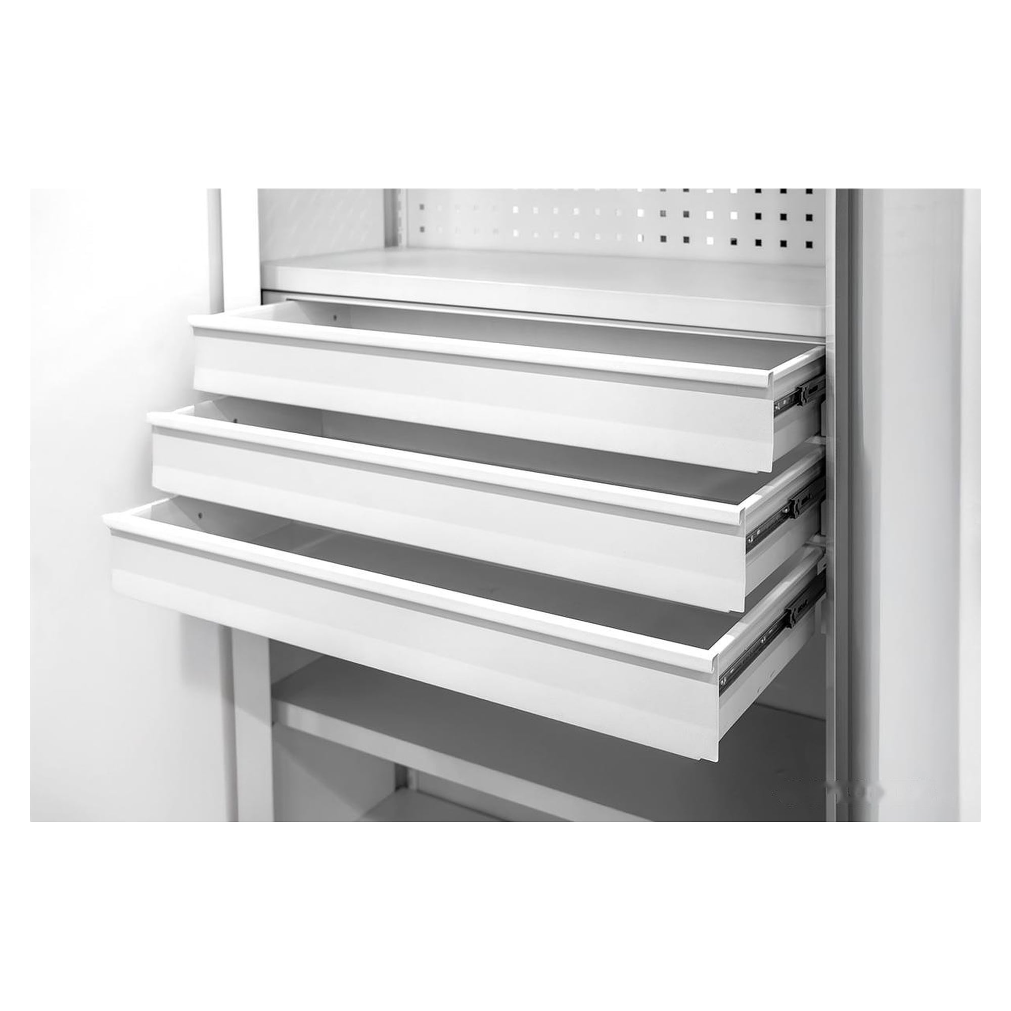 Schublade für ESD-Schrank, Tiefe 500 mm - Reeco RP-SP1000X500-006