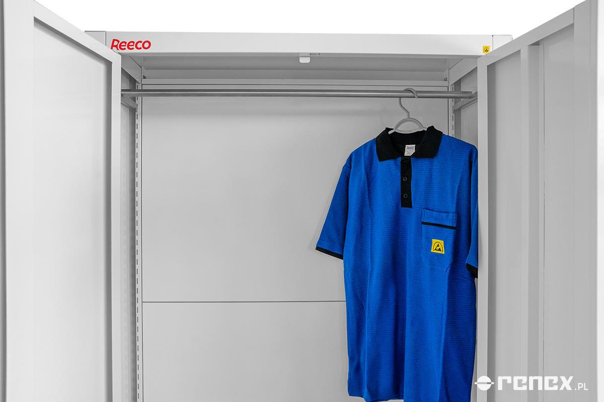 Kleiderstange mit Halterungen für ESD-Schrank - Reeco RP-SP1000X500
