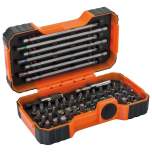 Bahco 59/S54BC. 1/4" bit set for slotted, Phillips, Pozidriv, hexagon and Torx tamper head screws, 54 pieces