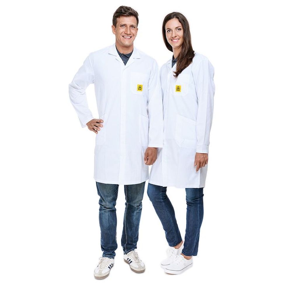Safeguard SG-AM-WE-146-L-PRO LINE-M. ESD work coat Pro Line, white, M