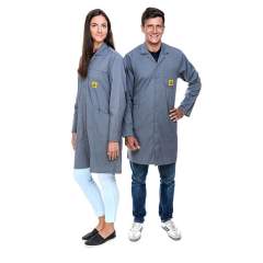 Safeguard SG-AM-GR-146-L-PRO LINE-XS. ESD working coat Pro Line, grey, XS