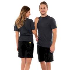 Safeguard SG-HO-SCH-128-K-XS. ESD trousers short black, 128 g/m2, XS