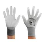 Safeguard SG-HS-GR-NY-L-SG-GREY-JCA-302-XXL. ESD glove grey/dark grey, coated palms, nylon/carbon, XXL