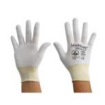 Safeguard SG-HS-WE-NY-L-SG-WHITE-JNW-100-XL. ESD glove white/yellow, without coating, XL