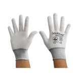 Safeguard SG-HS-WE-NY-L-SG-WHITE-JNW-100-XXL. ESD glove white/grey, without coating, XXL