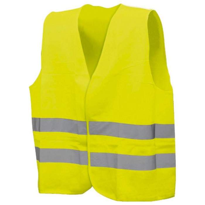 Safeguard SG-WE-GB-PVC-4XL/5XL/XXL/3XL. ESD Warnweste, neongelb