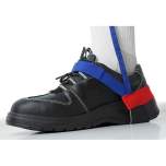 Safeguard SG-FB-BLRO-KLETT. ESD heel strap with velcro, blue/red