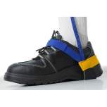 Safeguard SG-FB-BLGE-KLETT. ESD heel strap with velcro, blue/yellow