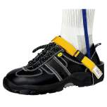 Safeguard SG-FB-GEBL-CLIP. ESD heel strap with clip closure, yellow/blue