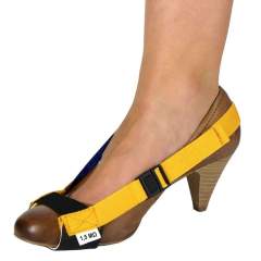 Safeguard SG-FB-GE-CLIP. ESD heel strap with clip closure, adjustable, yellow