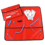 Safeguard SG-SKIT-RO-HS-KR. ESD Service Kit, gloves, isolated Crocodile Clip, red
