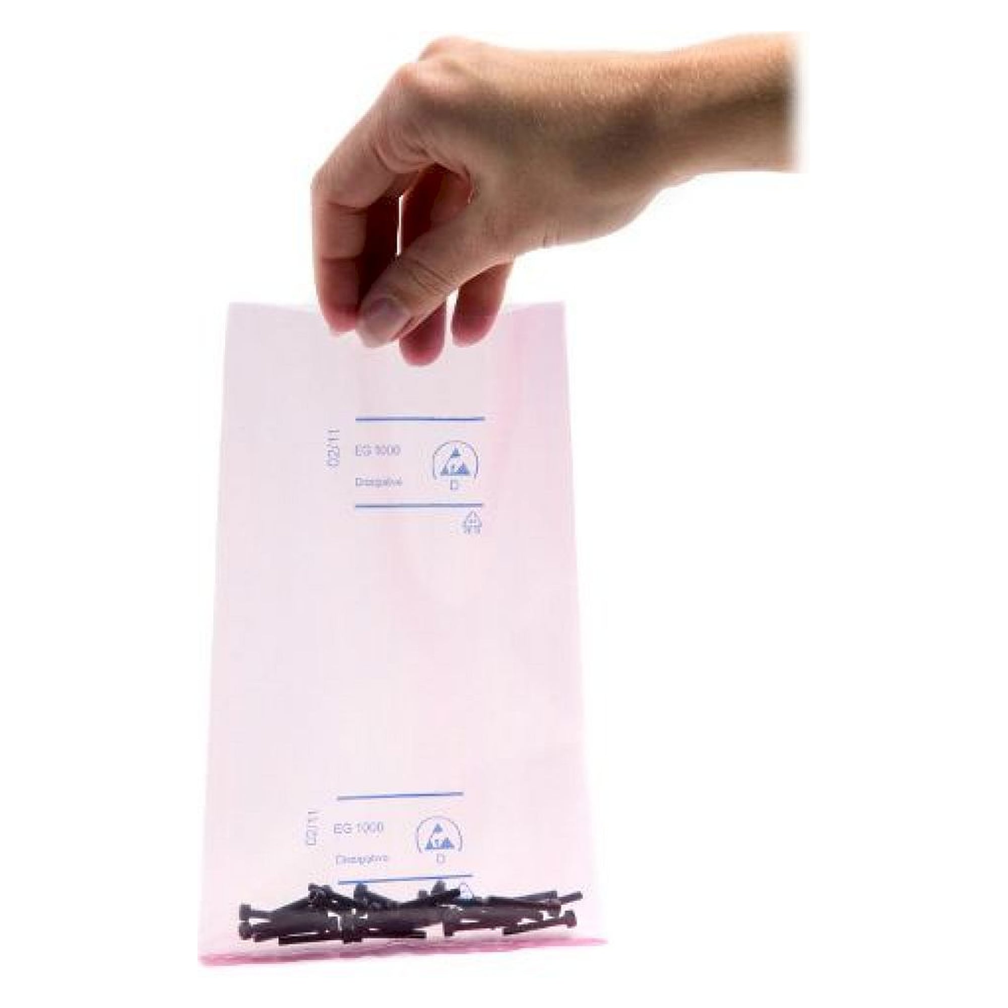 Safeguard SG-BE-ROSA-ABL-0,09-305X254. ESD bag pink dissipative, 254x305 mm, thickness 0.09 mm, 100 pieces