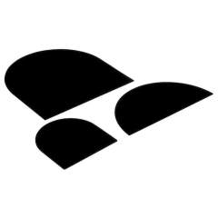 ESD-Trennwand für SMD-Spulenständer, Spulendurchmesser 330 mm, 330x165x2 mm