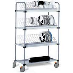 SMD transport trolley, 4 shelves