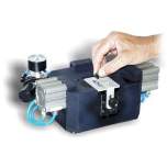 SafeguardMachine de coupe pour la mise à longueur d'éléments de construction radiaux, sans matrice