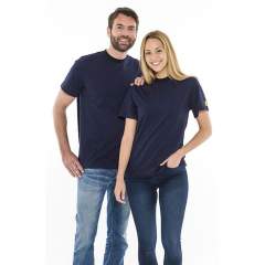 T-shirt, short-sleeved, ro with neck, 150g/m2, navy blue, size 5XL