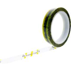 Safeguard SG-KB-TPGE-18X36M. ESD adhesive tape, transparent/yellow, 18mmx36m, with ESD warning symbol