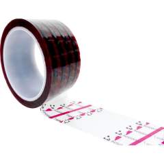 Safeguard SG-KB-TPRO-48X36M. ESD adhesive tape, transparent/red, 48mmx36m, with ESD warning symbol