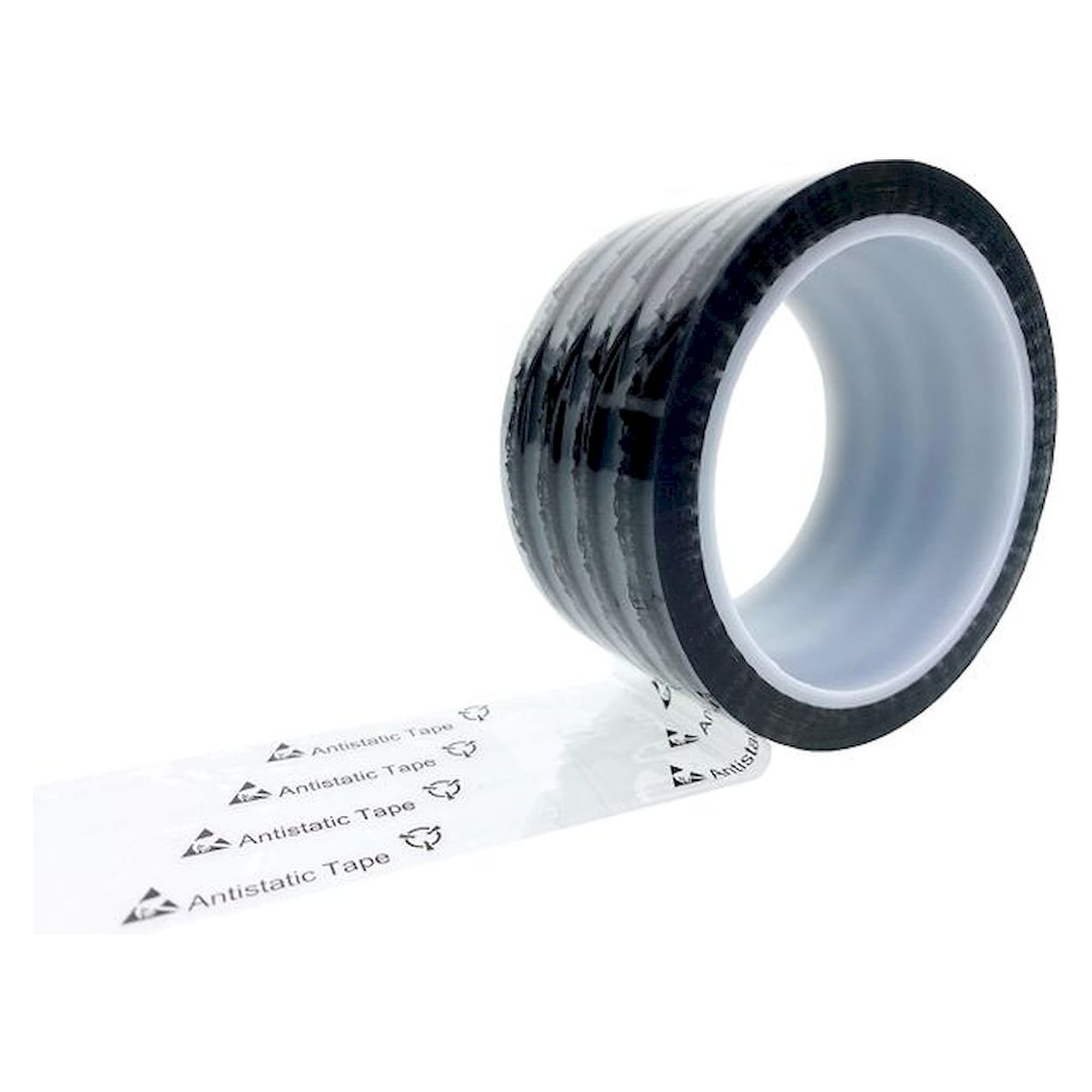 ESD-Klebeband, transparent, 48mmx36m, mit ESD-Warnsymbol