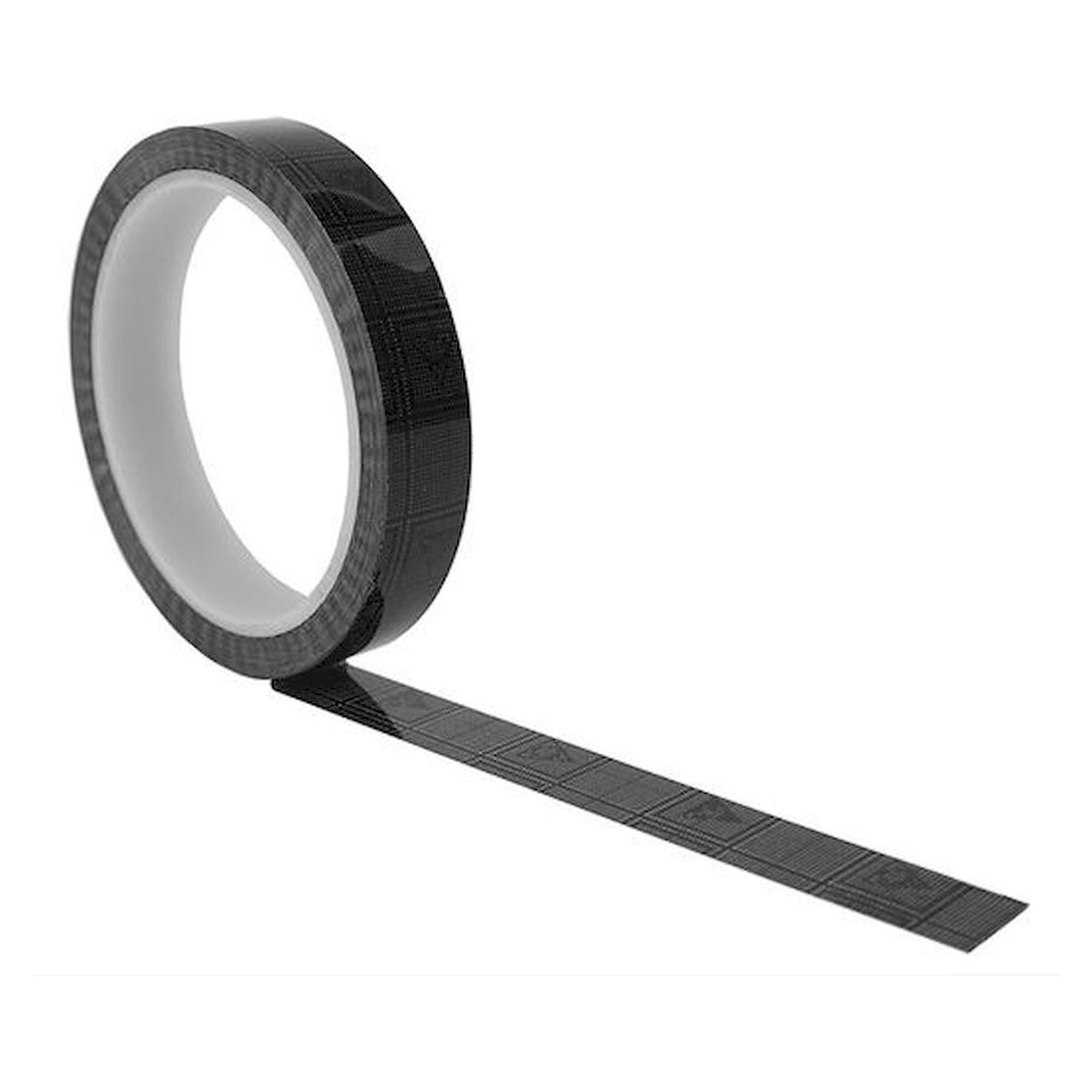 ESD-Grid-Klebeband, 12mmx36m, dunkelgrau, mit ESD Warnsymbol